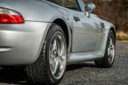 2002 BMW M Roadster in Titanium Silver Metallic over Estoril Blue & Black Nappa