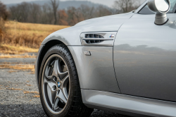 2002 BMW M Roadster in Titanium Silver Metallic over Estoril Blue & Black Nappa