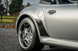 2002 BMW M Roadster in Titanium Silver Metallic over Estoril Blue & Black Nappa