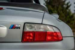 2002 BMW M Roadster in Titanium Silver Metallic over Estoril Blue & Black Nappa