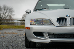 2002 BMW M Roadster in Titanium Silver Metallic over Estoril Blue & Black Nappa