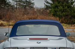 2002 BMW M Roadster in Titanium Silver Metallic over Estoril Blue & Black Nappa