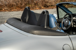 2002 BMW M Roadster in Titanium Silver Metallic over Estoril Blue & Black Nappa