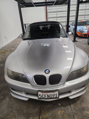 2002 BMW M Roadster in Titanium Silver Metallic over Black Nappa