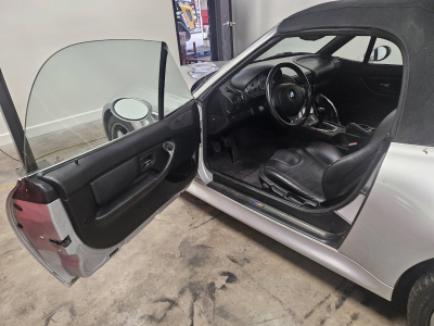2002 BMW M Roadster in Titanium Silver Metallic over Black Nappa