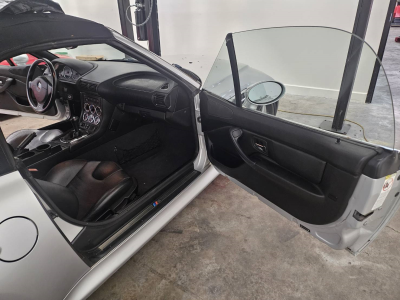 2002 BMW M Roadster in Titanium Silver Metallic over Black Nappa