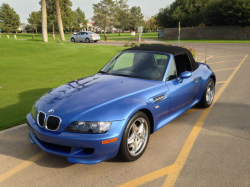 2002 BMW M Roadster in Estoril Blue Metallic over Black Nappa