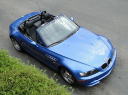 2002 BMW M Roadster in Estoril Blue Metallic over Black Nappa