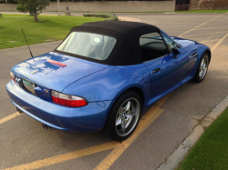 2002 BMW M Roadster in Estoril Blue Metallic over Black Nappa