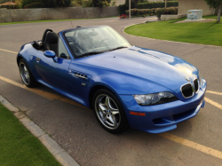 2002 BMW M Roadster in Estoril Blue Metallic over Black Nappa