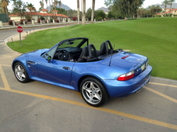 2002 BMW M Roadster in Estoril Blue Metallic over Black Nappa