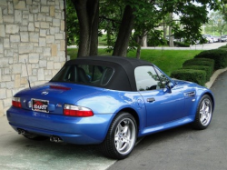 2002 BMW M Roadster in Estoril Blue Metallic over Black Nappa