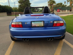 2002 BMW M Roadster in Estoril Blue Metallic over Black Nappa