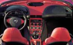 2002 BMW M Roadster in Titanium Silver Metallic over Imola Red & Black Nappa