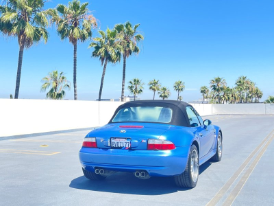 2002 BMW M Roadster in Estoril Blue Metallic over Black Nappa