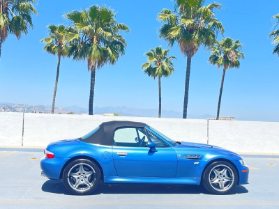 2002 BMW M Roadster in Estoril Blue Metallic over Black Nappa