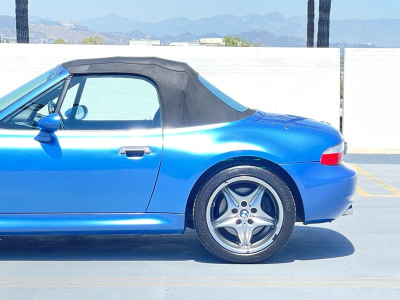 2002 BMW M Roadster in Estoril Blue Metallic over Black Nappa