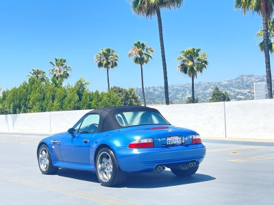 2002 BMW M Roadster in Estoril Blue Metallic over Black Nappa