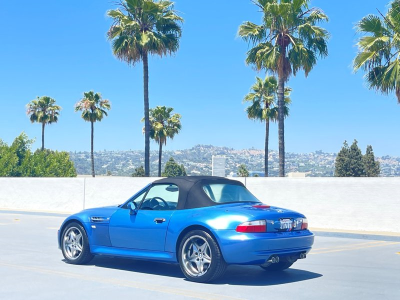 2002 BMW M Roadster in Estoril Blue Metallic over Black Nappa
