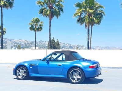 2002 BMW M Roadster in Estoril Blue Metallic over Black Nappa