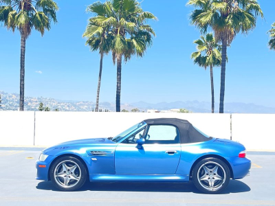 2002 BMW M Roadster in Estoril Blue Metallic over Black Nappa
