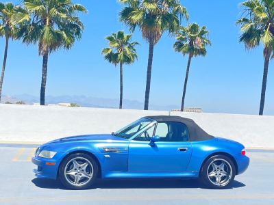 2002 BMW M Roadster in Estoril Blue Metallic over Black Nappa