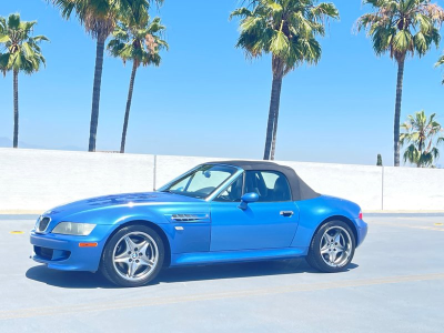2002 BMW M Roadster in Estoril Blue Metallic over Black Nappa
