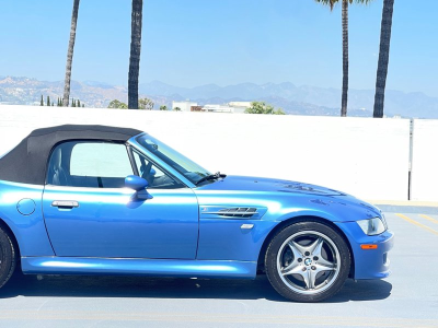 2002 BMW M Roadster in Estoril Blue Metallic over Black Nappa