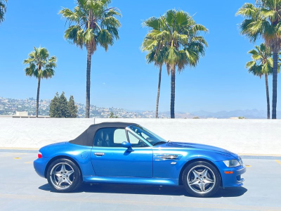 2002 BMW M Roadster in Estoril Blue Metallic over Black Nappa