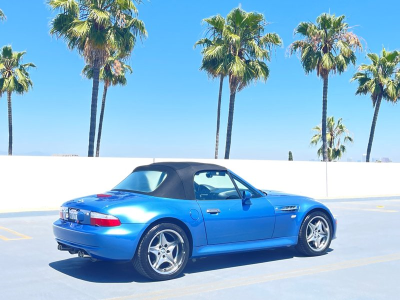 2002 BMW M Roadster in Estoril Blue Metallic over Black Nappa