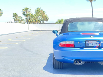 2002 BMW M Roadster in Estoril Blue Metallic over Black Nappa