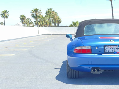 2002 BMW M Roadster in Estoril Blue Metallic over Black Nappa