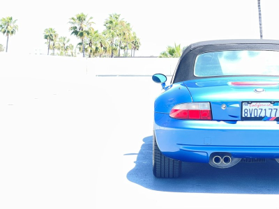 2002 BMW M Roadster in Estoril Blue Metallic over Black Nappa