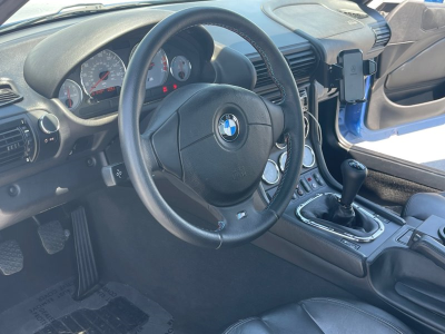 2002 BMW M Roadster in Estoril Blue Metallic over Black Nappa