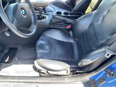 2002 BMW M Roadster in Estoril Blue Metallic over Black Nappa