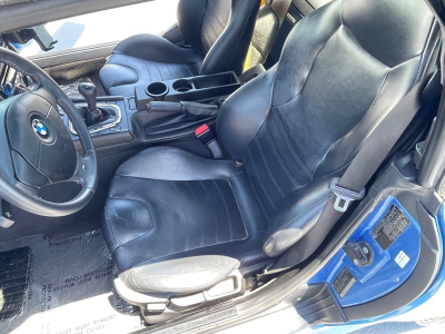 2002 BMW M Roadster in Estoril Blue Metallic over Black Nappa