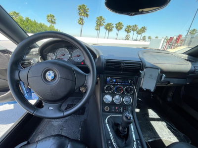 2002 BMW M Roadster in Estoril Blue Metallic over Black Nappa
