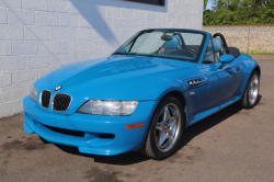 2002 BMW M Roadster in Laguna Seca Blue over Laguna Seca Blue & Black Nappa