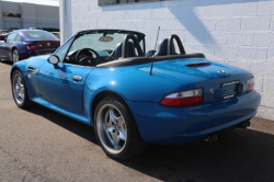 2002 BMW M Roadster in Laguna Seca Blue over Laguna Seca Blue & Black Nappa