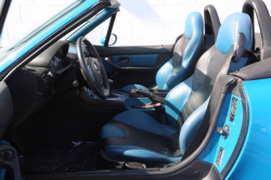 2002 BMW M Roadster in Laguna Seca Blue over Laguna Seca Blue & Black Nappa