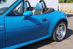 2002 BMW M Roadster in Laguna Seca Blue over Laguna Seca Blue & Black Nappa
