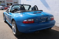 2002 BMW M Roadster in Laguna Seca Blue over Laguna Seca Blue & Black Nappa