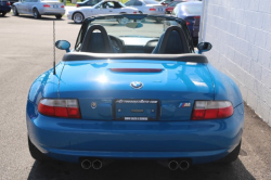 2002 BMW M Roadster in Laguna Seca Blue over Laguna Seca Blue & Black Nappa