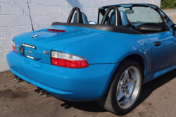 2002 BMW M Roadster in Laguna Seca Blue over Laguna Seca Blue & Black Nappa