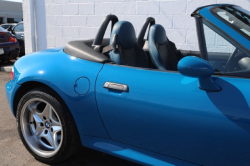 2002 BMW M Roadster in Laguna Seca Blue over Laguna Seca Blue & Black Nappa