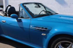 2002 BMW M Roadster in Laguna Seca Blue over Laguna Seca Blue & Black Nappa