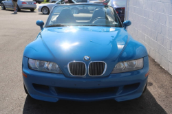 2002 BMW M Roadster in Laguna Seca Blue over Laguna Seca Blue & Black Nappa
