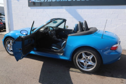 2002 BMW M Roadster in Laguna Seca Blue over Laguna Seca Blue & Black Nappa