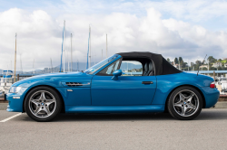 2002 BMW M Roadster in Laguna Seca Blue over Dark Gray & Black Nappa