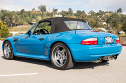 2002 BMW M Roadster in Laguna Seca Blue over Dark Gray & Black Nappa